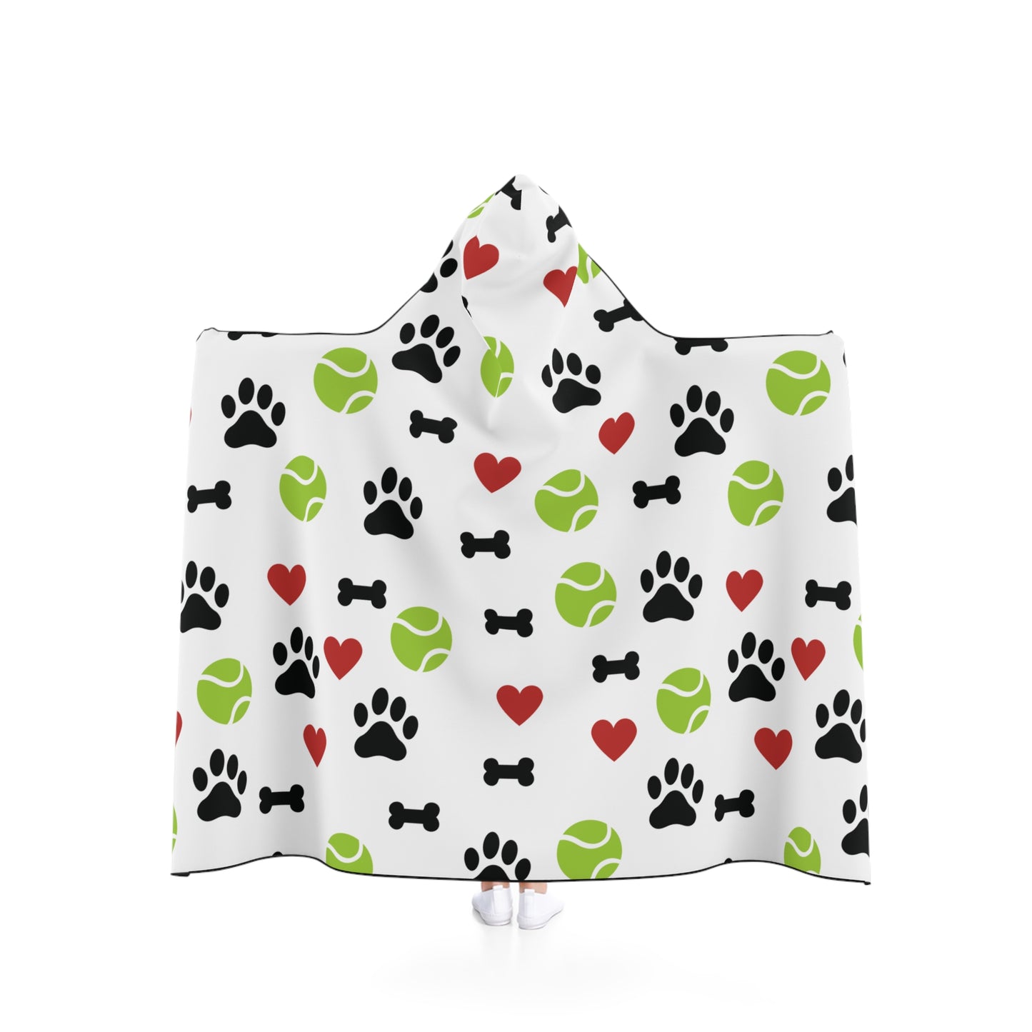 Kids Dog Lover Hooded Blanket/Cover Up