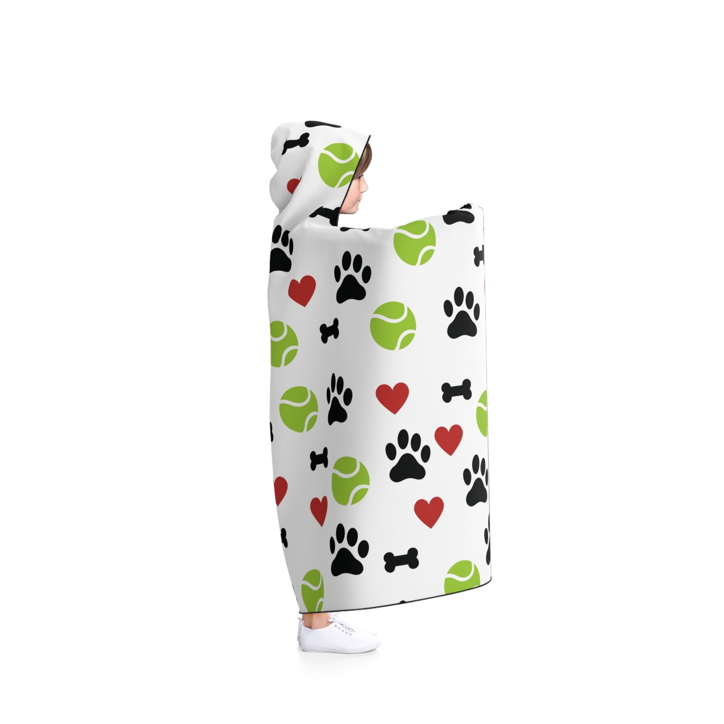 Kids Dog Lover Hooded Blanket/Cover Up