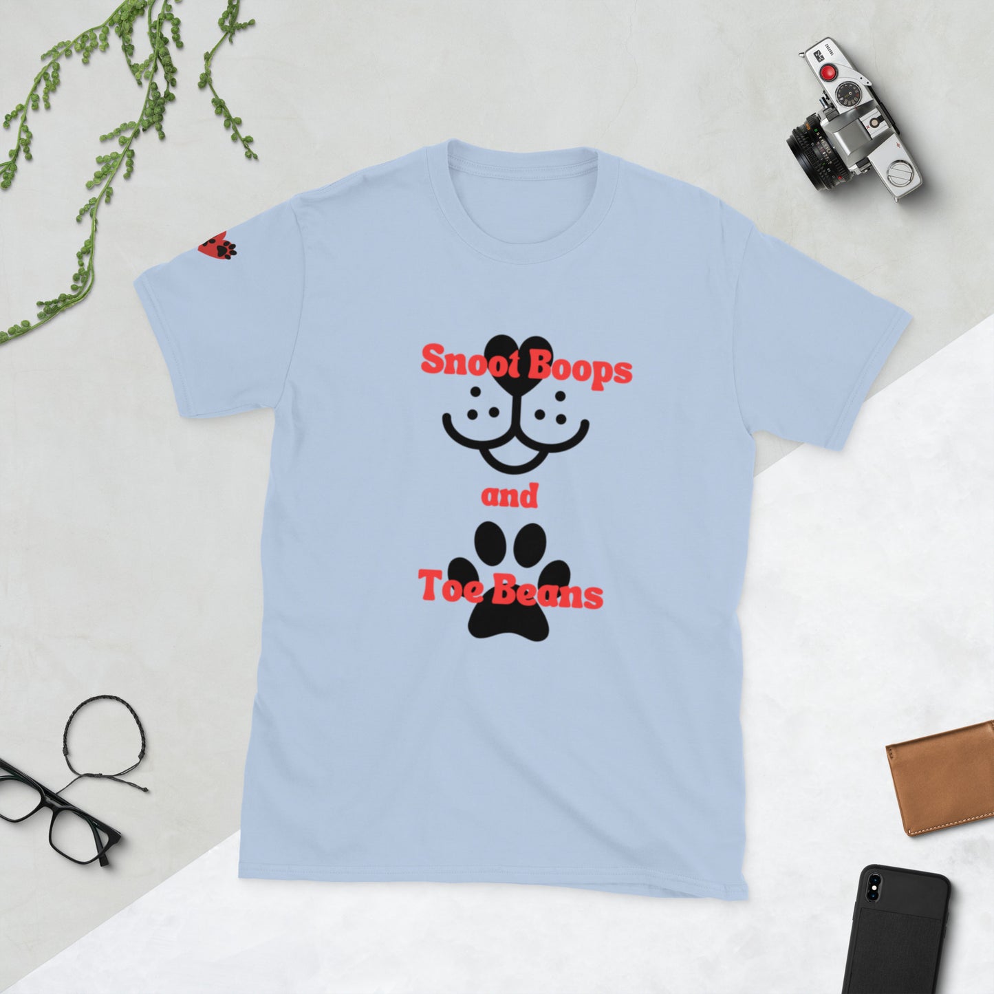 Snoot Boops and Toe Beans Short-Sleeve Unisex T-Shirt