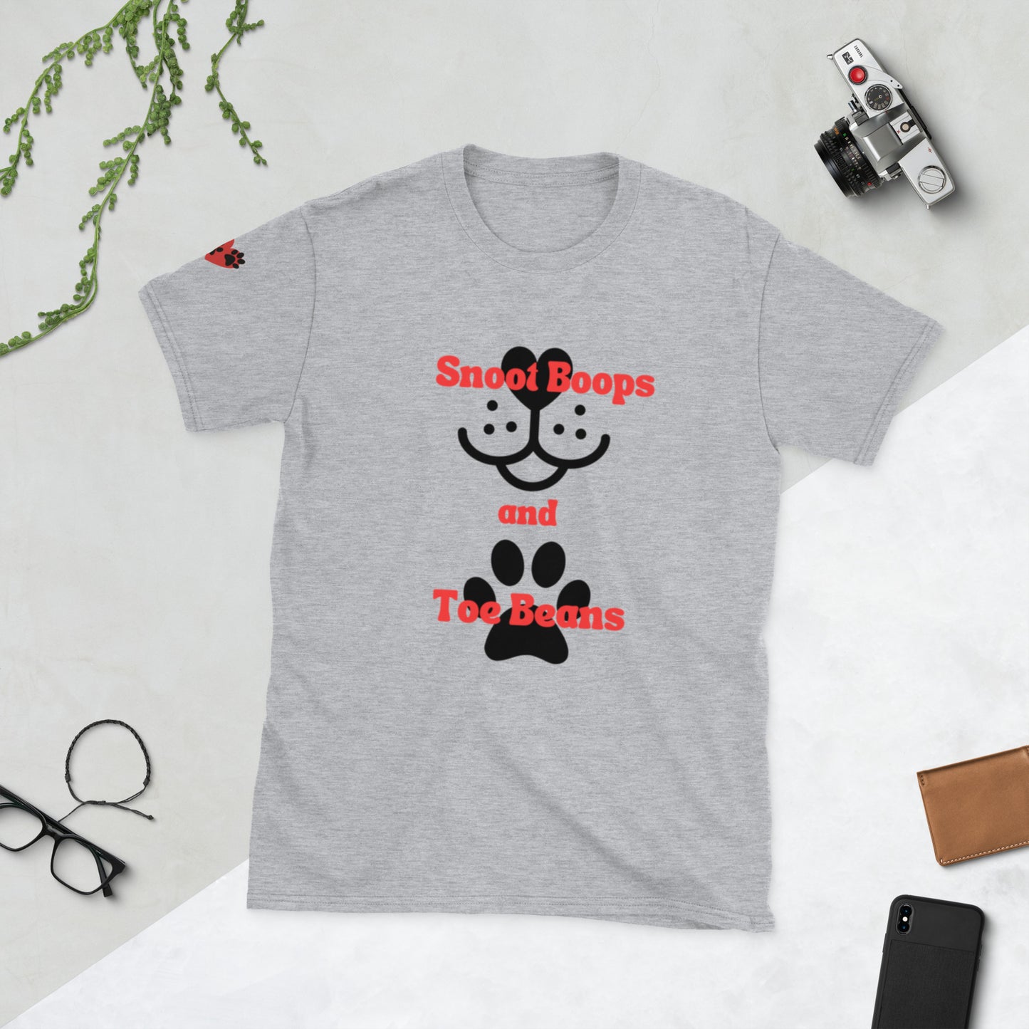 Snoot Boops and Toe Beans Short-Sleeve Unisex T-Shirt