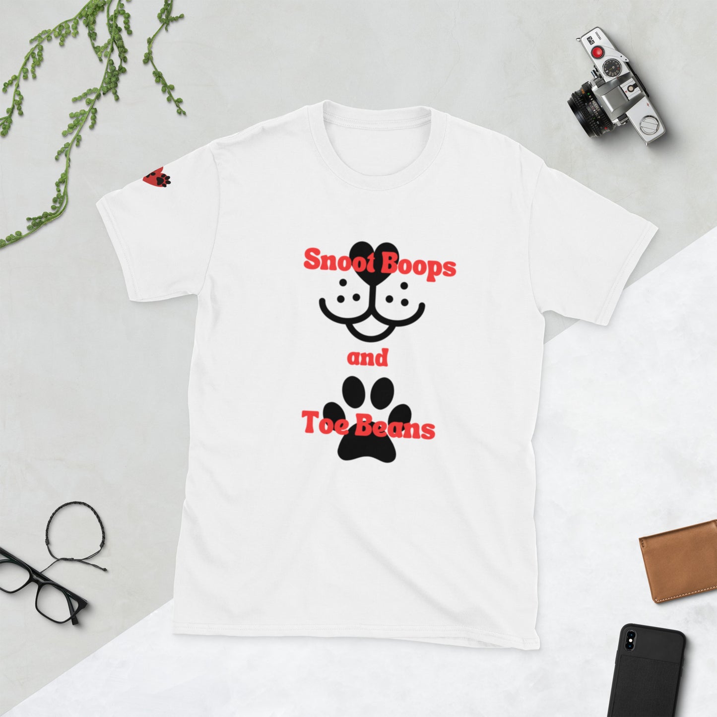 Snoot Boops and Toe Beans Short-Sleeve Unisex T-Shirt